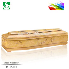 Trade Assurance Chinese supplier high quality furenal wooden coffin for sale